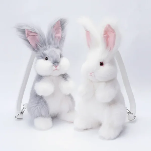 Sac de rangement réaliste en forme de lapin