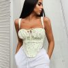 Corset Bustier Fleuri
