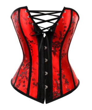 Bustier Corset Rouge