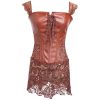 Corset Dentelle <br> Marron
