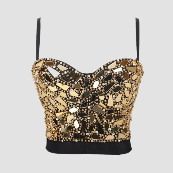 Bustier femme Doré