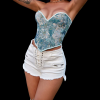 bustier-gainant-bleu-pour-femme.png Corset Bustier Gainant