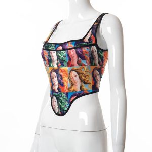 Corset Vintage <br> Avec illustration