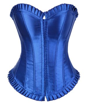 Corset Bleu Satin