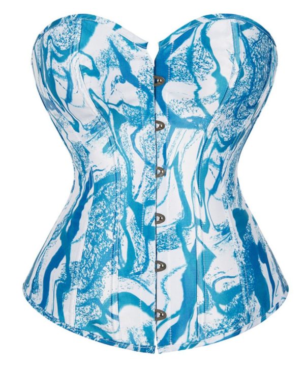 Corset Bleu Turquoise