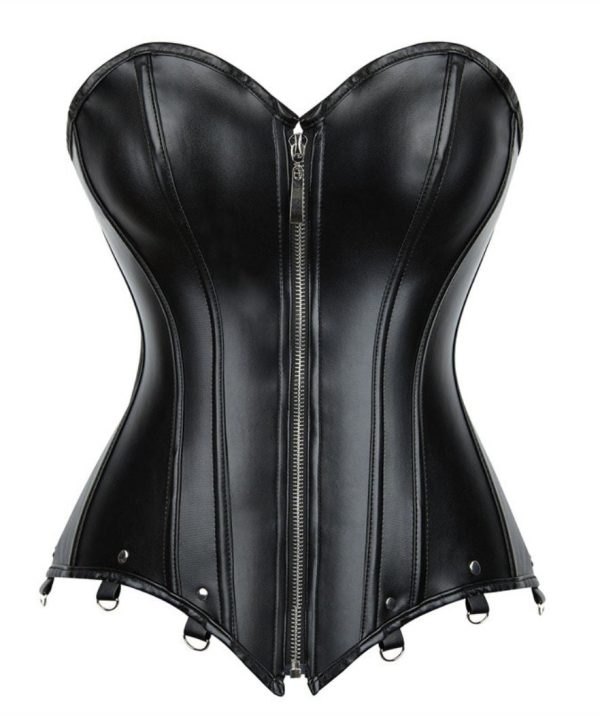 corset-bustier-cuir-noir.jpg Corset Bustier Cuir Noir