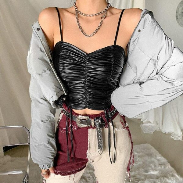 corset-bustier-en-cuir-noir.jpg Corset Bustier Cuir Noir