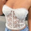 corset-bustier-en-dentelle.jpg Corset Dentelle <br> Blanc & Noir