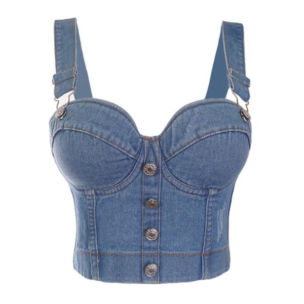 Corset Bustier en jean