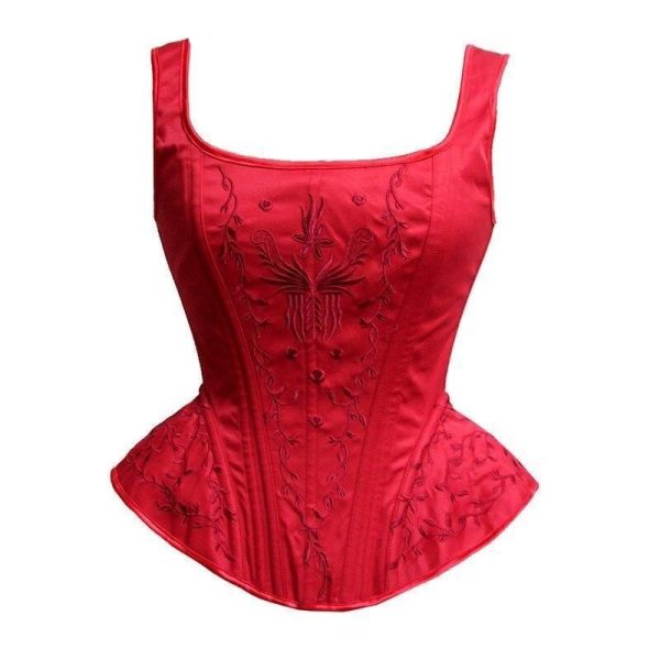 corset-bustier-tops-vintage.jpg Vintage Bustier <br> Corset Tops rouge
