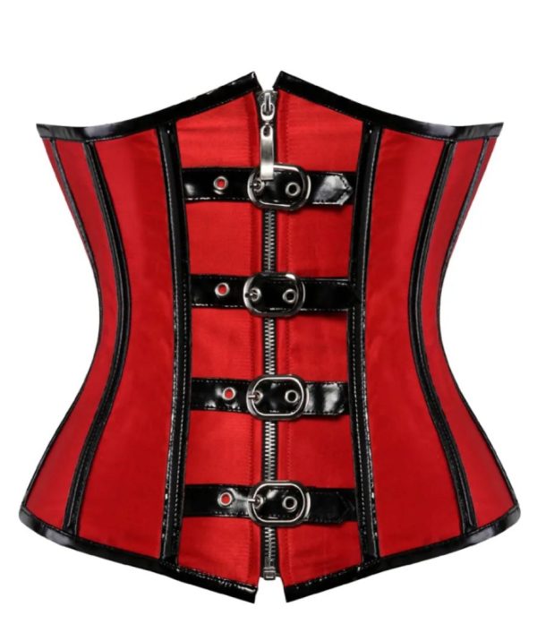 corset-cuir-rouge-et-noir.jpg Corset Cuir Rouge Et Noir
