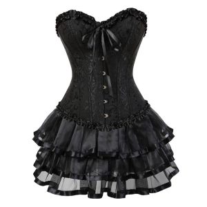 Corset jupe dentelle
