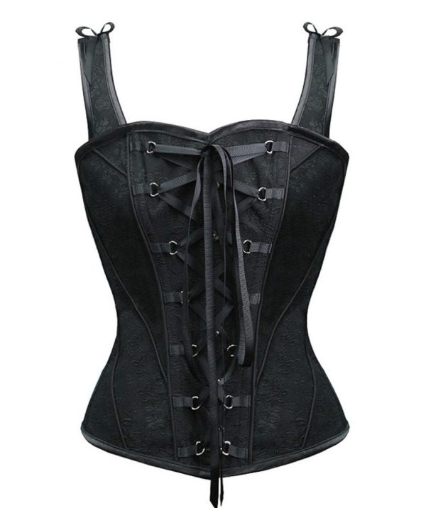Corset Noir Bretelle