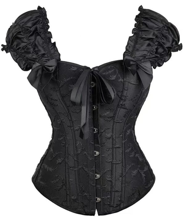 corset-noir-lacet-femme.jpg Corset Noir Lacet Femme