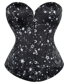 Corset Noir Paillettes