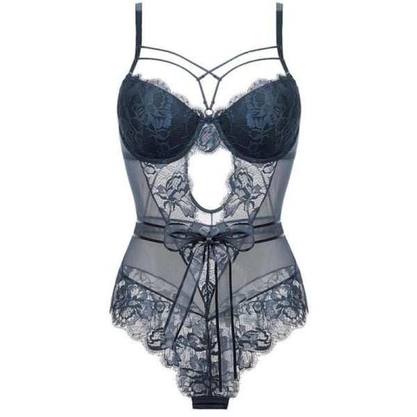corset-pour-femme-en-dentelle-bleu.jpg Corset Dentelle <br> Féminin