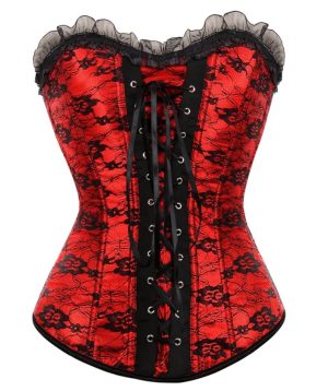 corset-rouge-a-lacets.jpg Corset Rouge à Lacets