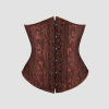 Corset underbust marron