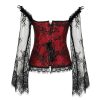 Corset Vintage <br> Élastique rouge