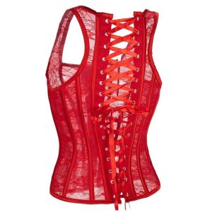 dos-corset-vinatge-saint-valentin.jpg Corset Vintage <br> Saint Valentin rouge