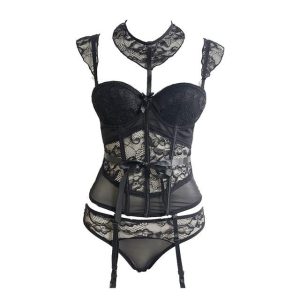 ensemble-corset-porte-jarretelles.jpg Corset Porte-jarretelles <br> Ensemble Noir