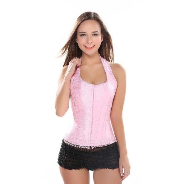 femme-avec-corset-rose.jpg Corset Femme Rose