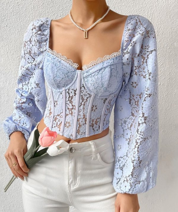 haut-corset-bleu-dentelle.jpg Haut Corset Bleu Dentelle