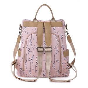 Petit Sac à dos Antivol Femme Fleuri