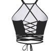 Corset Bustier blanc et noir