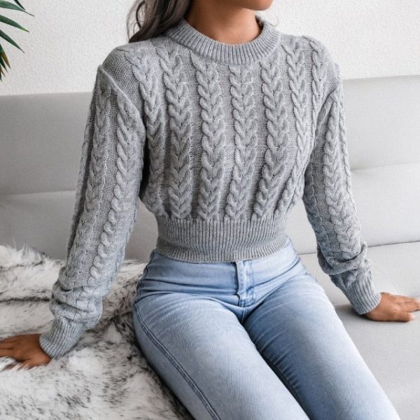 pull-court-corset-gris.jpg Pull Court <br> Effet Corset