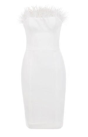 robe-bustier-blanche-a-plume.png Robe Bustier <br> Plume Blanche