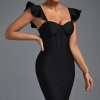 robe-bustier-de-couleur-noire.png Robe Bustier Noir Courte