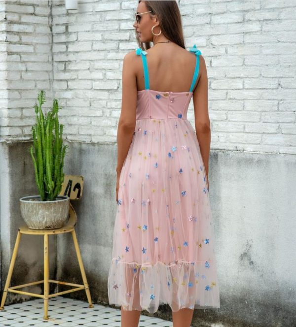 robe-corset-avec-bretelle-vu-de-dos.jpg Robe Corset <br> avec Bretelles bleus