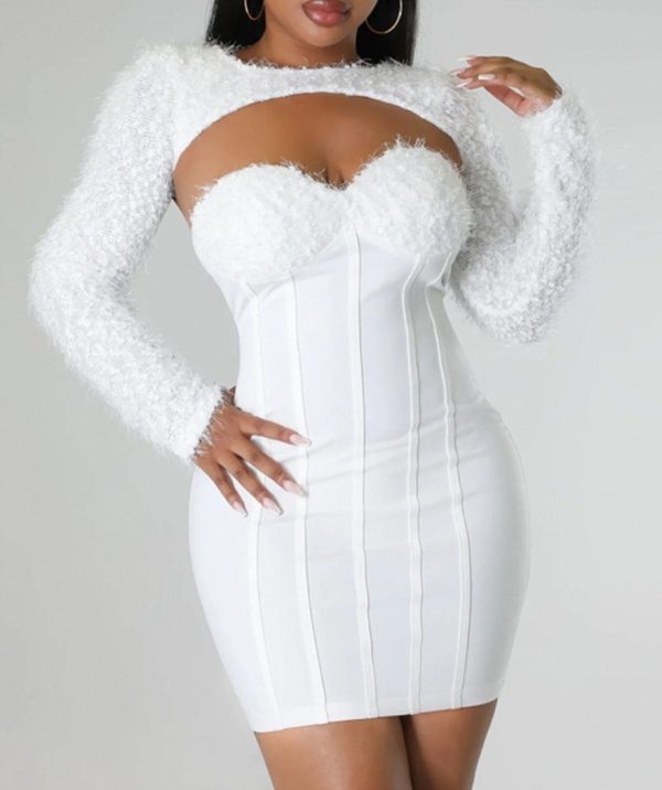 Robe Corset Blanche Grande Taille