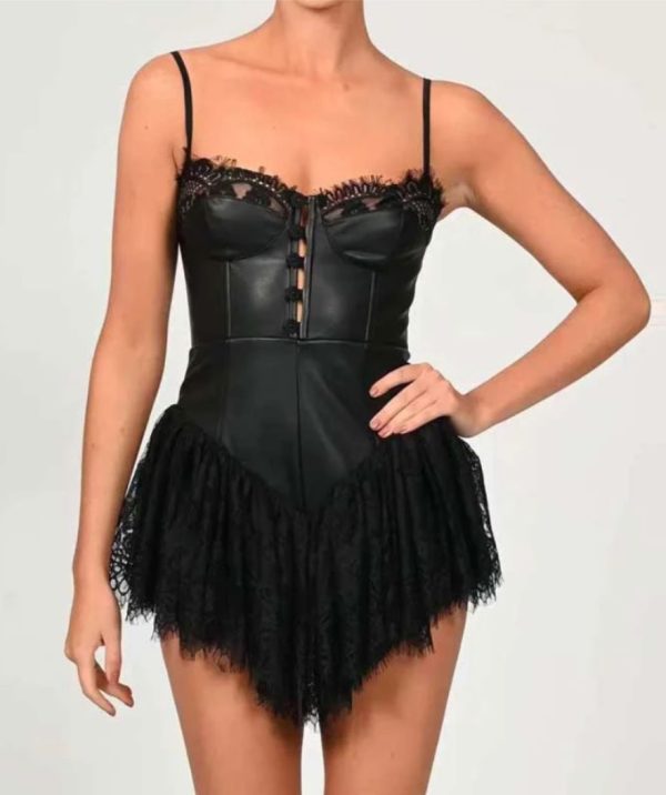 Robe Corset Noire Sexy