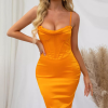 Robe Corset Orange