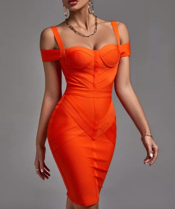 Robe Corset Orange