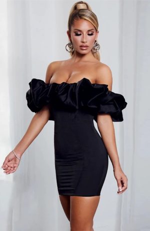 robe-corset-satin-noir.jpg Robe Corset <br> satinée