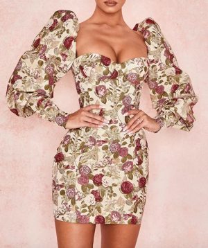 Robe Corset Vintage Florale