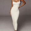 Robe longue <br> corset bustier noir