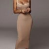 Robe longue <br> corset bustier noir