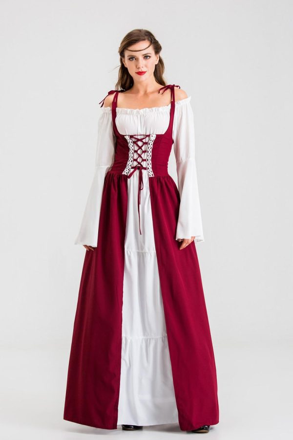 robe-medieval-corset-rouge.jpg Robe Médiévale <br> corset
