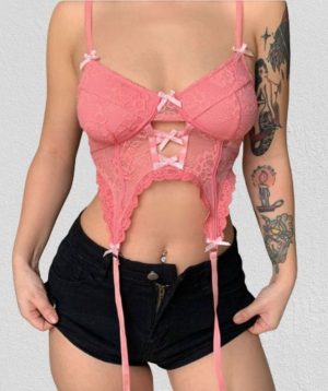 rose-pink-corset-top.jpg Rose Pink Corset Top