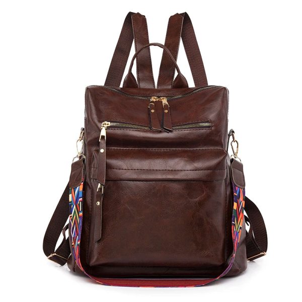 sac_a_dos_femme_vintage_coloris_marron_fonce.jpg Sac à Dos Femme Vintage Cuir PU