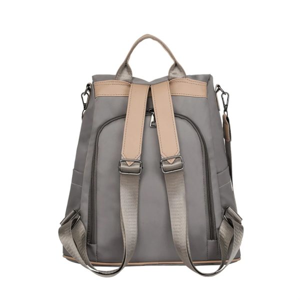 sac_anti_pickpocket_femme_khaki_arriere.jpg Sac à Dos Anti Pickpocket Femme - SafeBag