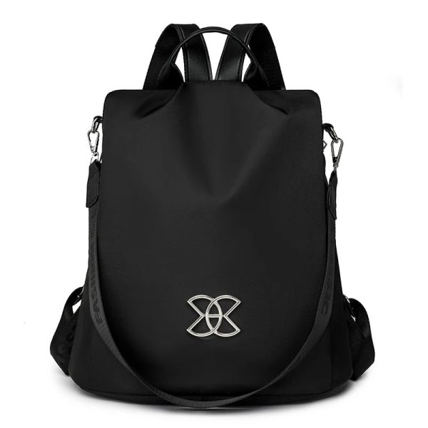 sac_antivol_femme_tendance_noir_face.jpg Sac à Dos Antivol Tendance pour Femme