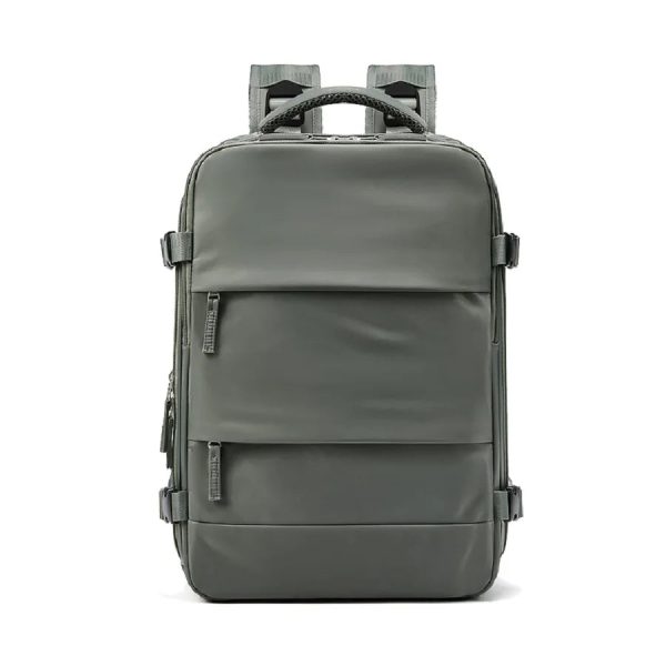 sac_dos_cabine_compartiment_chaussures_gris_vue_face.jpg Sac à dos Compartiment Chaussures