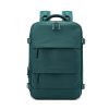 sac_dos_cabine_compartiment_chaussures_vert_vue_face.jpg Sac à dos Compartiment Chaussures