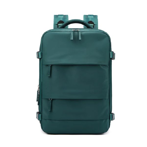 sac_dos_cabine_compartiment_chaussures_vert_vue_face.jpg Sac à dos Compartiment Chaussures