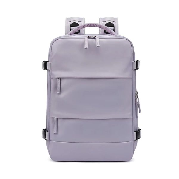 sac_dos_cabine_compartiment_chaussures_violet_vue_face.jpg Sac à dos Compartiment Chaussures